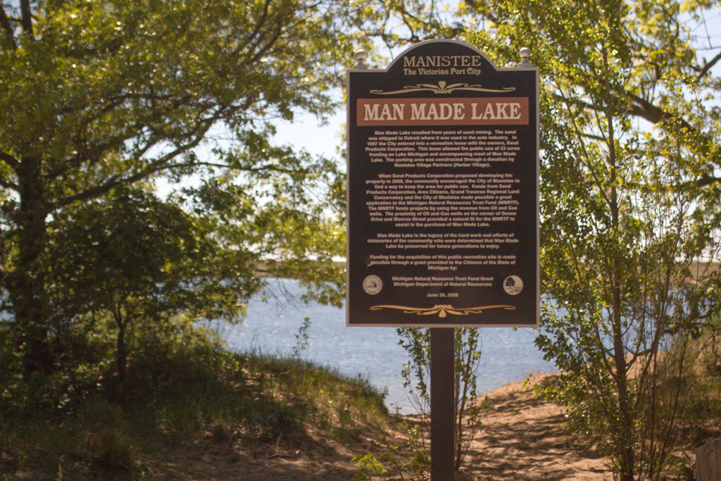 Man Made Lake Manistee County Tourism Manistee, Michigan